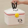 Large Capacity Cartoon Medicine Box Dust-proof Medicine Storage Box Durable Pill Container  Office
