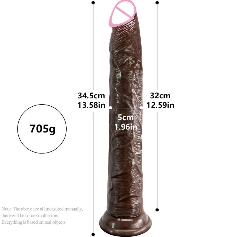 Super Long Penis Soft Silicone Dildo Butt Plug Prostate Massager Huge Vagina Anal Dildo Suction Cup Adult Sex Toys For Women Men