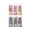 20PCS New Paper Long Floral Stickers Colored DIY Scrapbooking Collage Stationery Decor Journal Frame Sticker Scrapbooking