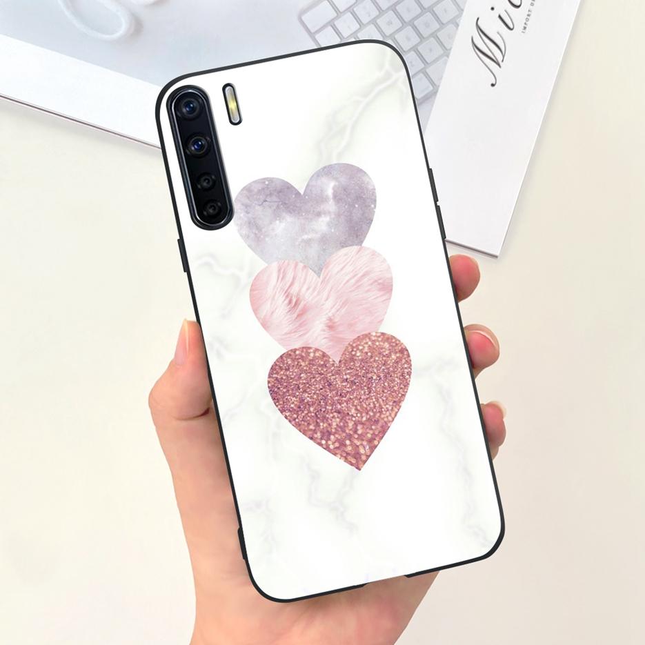 For Oppo A91 Case Oppo Reno3 CPH2043 Cute Astronauts Cartoon Cover Soft TPU Phone Case For Oppo F15 Reno 3 OppoA91 Fundas Bumper