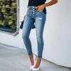 Women's Jeans Slim Hole Stretch Women's Jeans Trousers Women Pants
