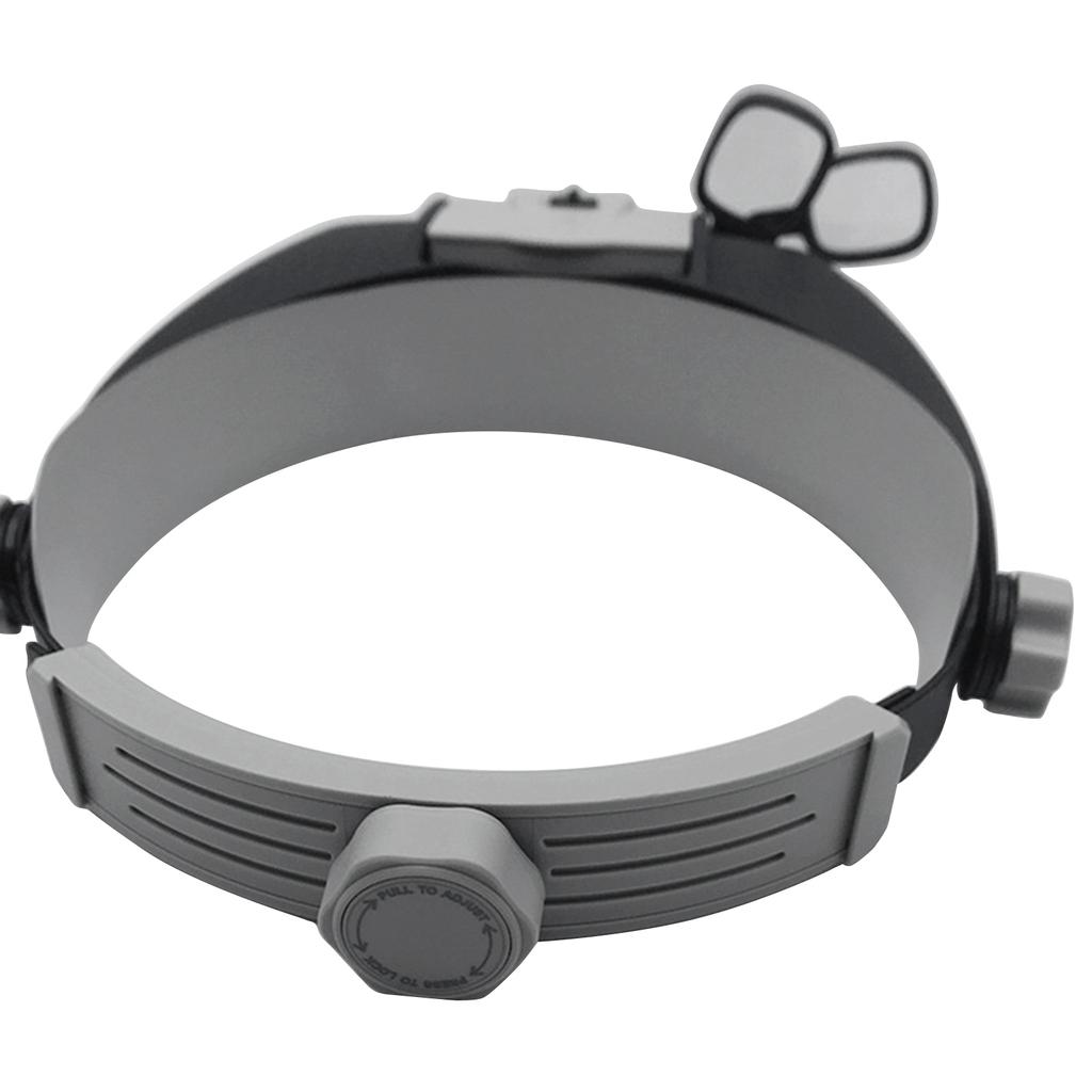 Head Mounted Binocular-Eyewear Loupe-Magnifier with 2 LED Illuminated-Headband Magnifying Glass for Jewelry Watch Repair