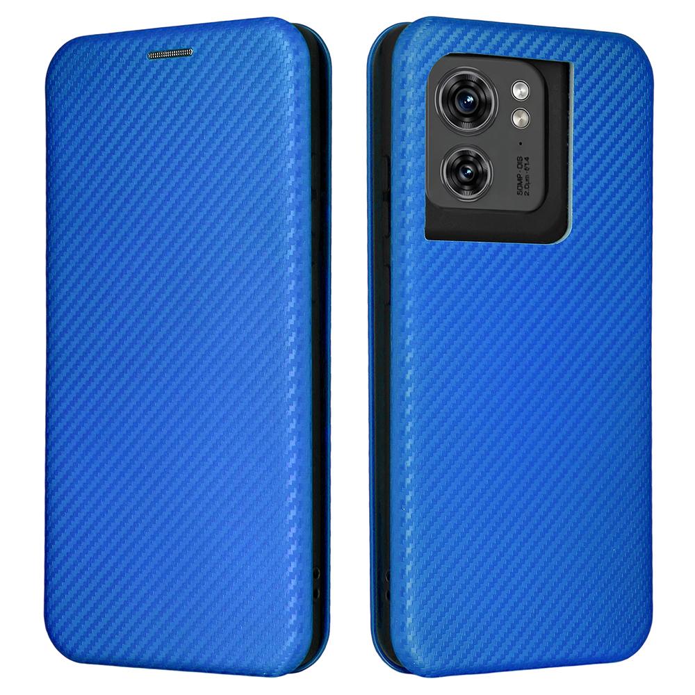 Для Моторола Край (2025) Чехол 5G Текстура углеродного волокна Ударопрочный Чехол для телефона из ПУ кожи