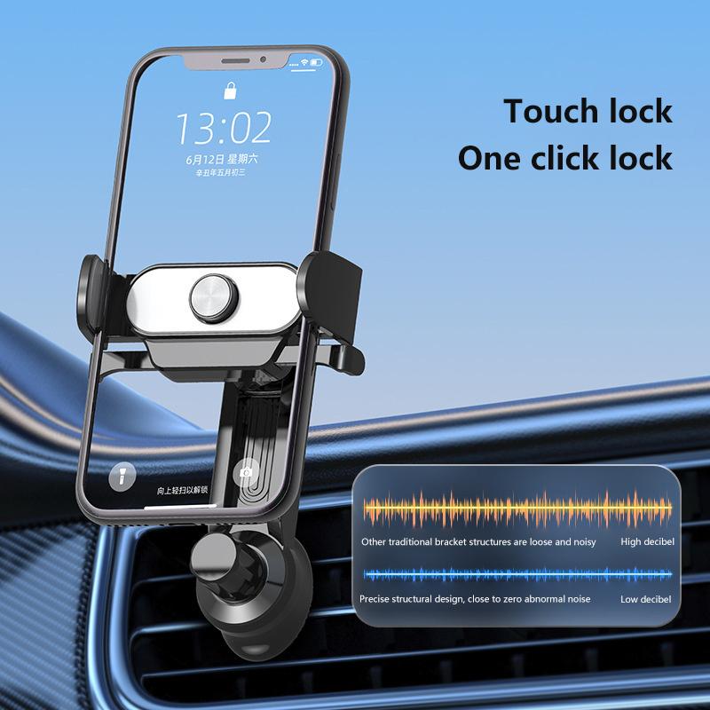 Автомобильный держатель для телефона, крепление на вентиляционную решетку, держатель для сотового телефона в автомобиле, поддержка мобильных устройств для iPhone 15 14 Xiaomi Samsung, подставка-клипса для GPS