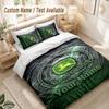 Custom Name Bedding Set 3 PiecesJohn Deere Print Duvet Cover + 2 Pillowcases Soft Bed Decor