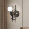 Man-Climbing-a-Ladder Wall Light Human-shaped Lamp E27 AC Powered for Bedroom Bedside Corridor Living Room Dining Room Entrance