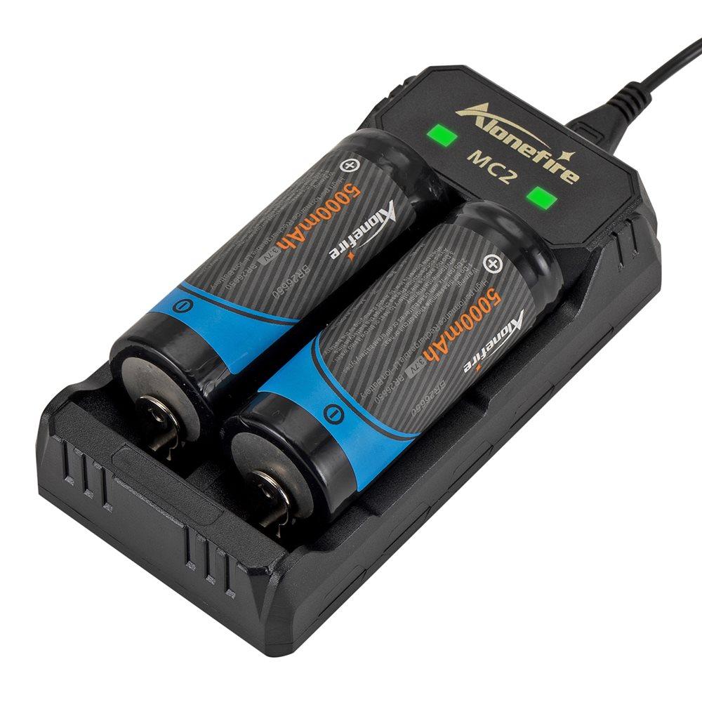 2-Channel 5V2A 3.7v Original Smart Quick Usb Charger Li-ion battery Rechargeable 26650/16340/14500/21700/18650 Lithium batteries