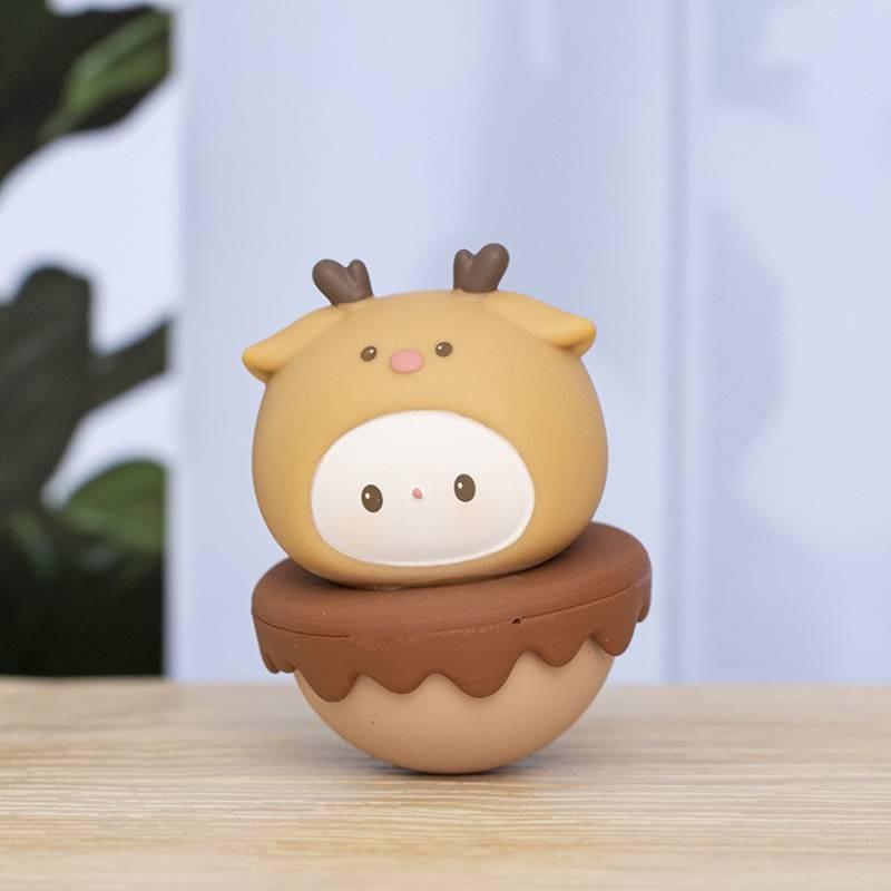 Tumbler Toy Decompression Bear Dog Pig Penguin Cat Deer Doll Decoration Gift