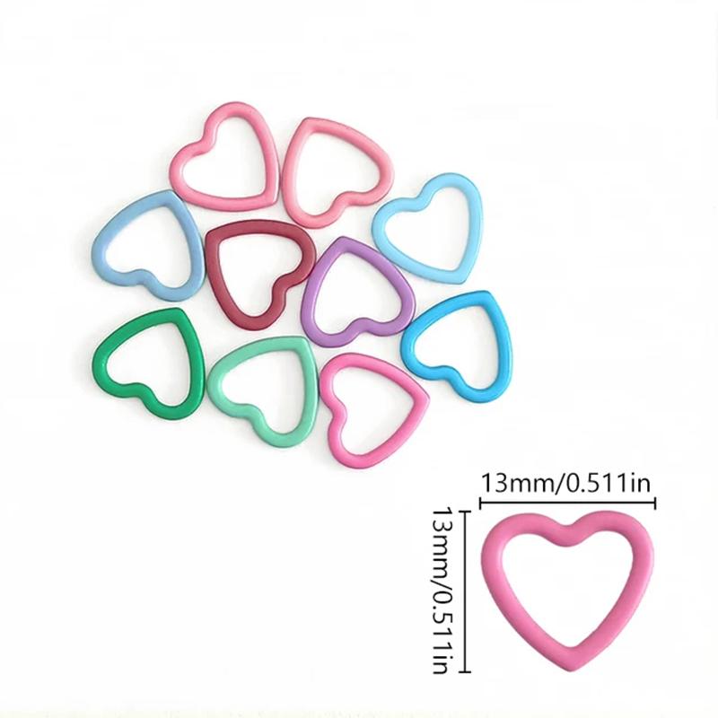 60PCS Geometric-Shaped Metal Stitch Markers,DIY Knitting Supplies, Crochet & Sewing - Decorative & Functional Craft Accessories