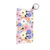 with Keyring Sunglasses Pouch PU Leather SunGlasses Holder Hanging Sunglasses  Eyewear Accessories