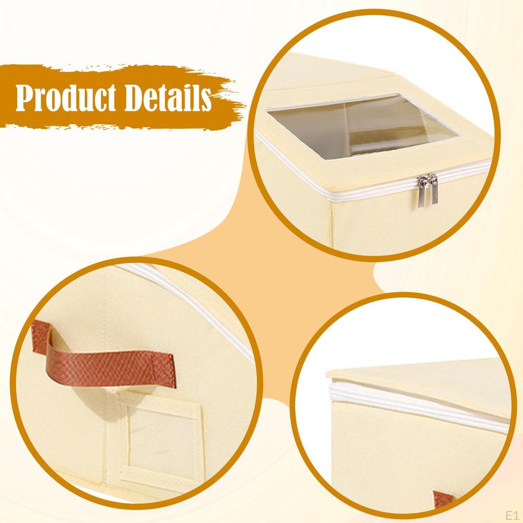 Hat Organizer for Baseball Display Case Container with Clear Window Holder Storage Box