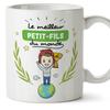 Mug - Petit-Fils - Famille Monde - 350 Ml - Céramique - Résistant Au Micro-ondes
