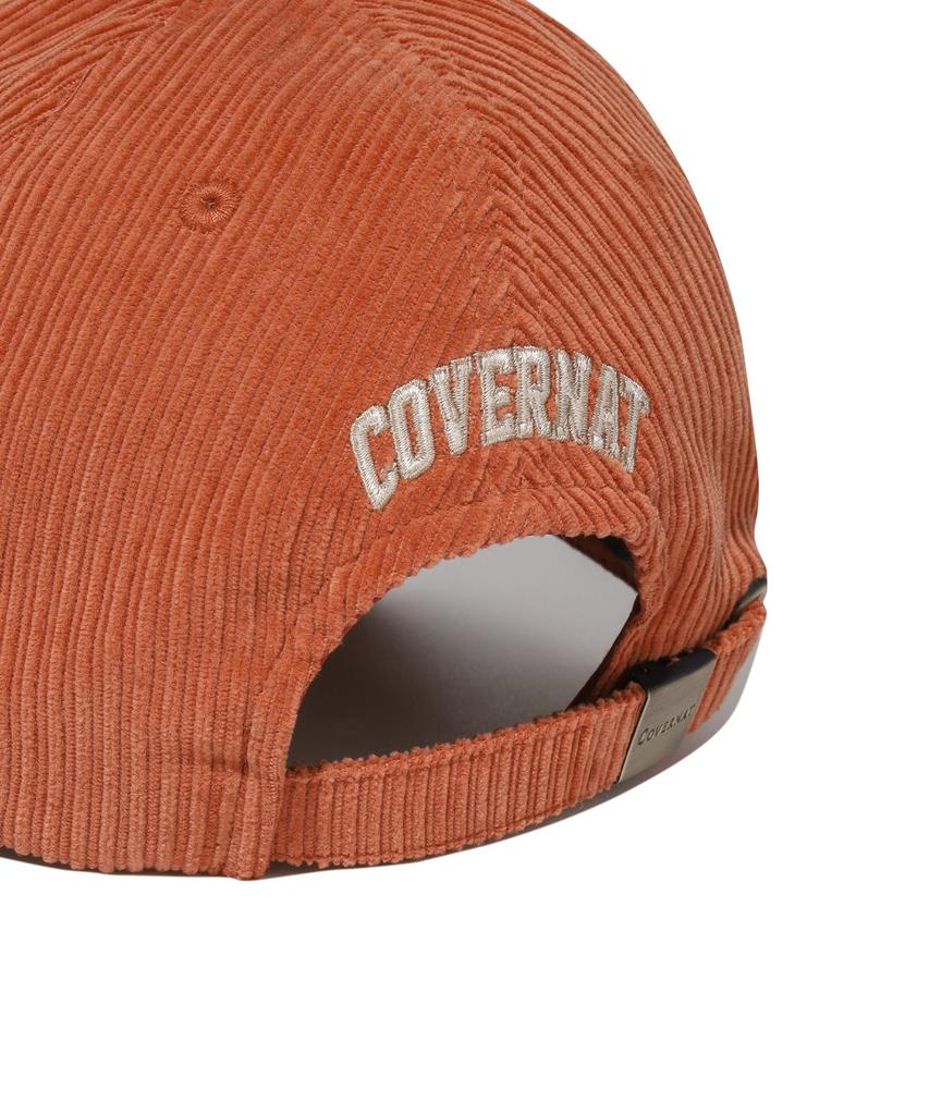 COVERNAT Corduroy C Logo Ball Cap Orange