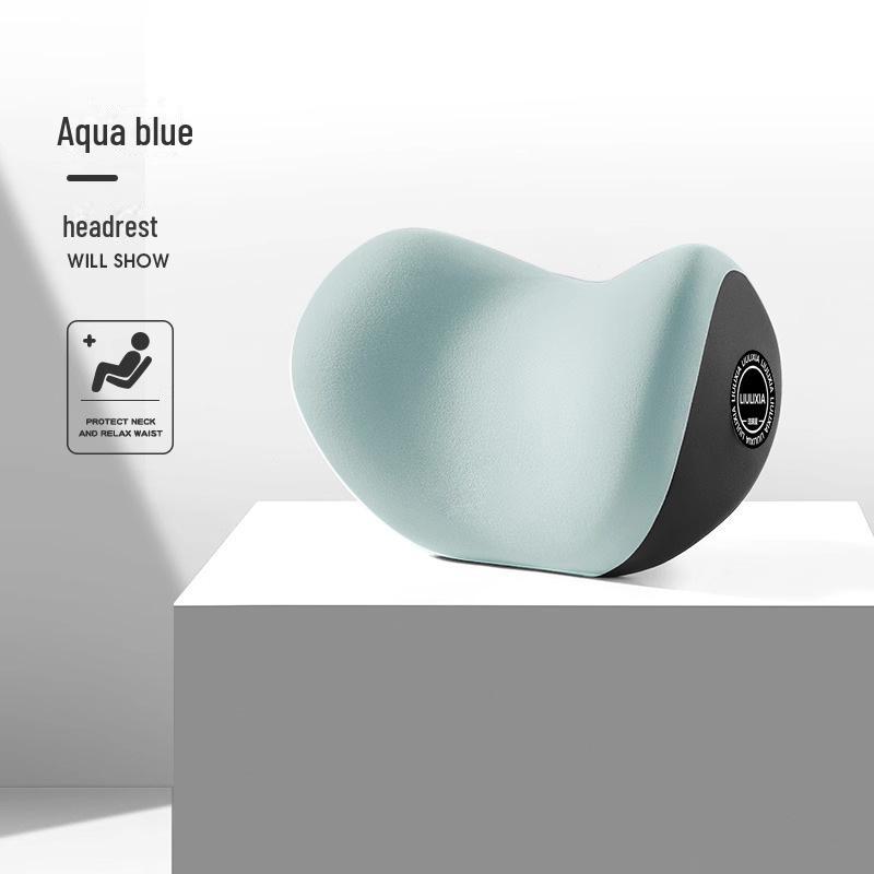 Комплект подголовника и подушки для шеи в автомобиль с пеной с эффектом памяти для максимального комфорта и защиты поясницы.
