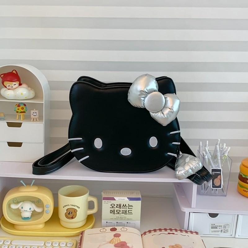 Hello Kitty Melody Cinnamoroll Small Crossbody Bag Pu Chain Handle Cute Summer Style For Casual Wear