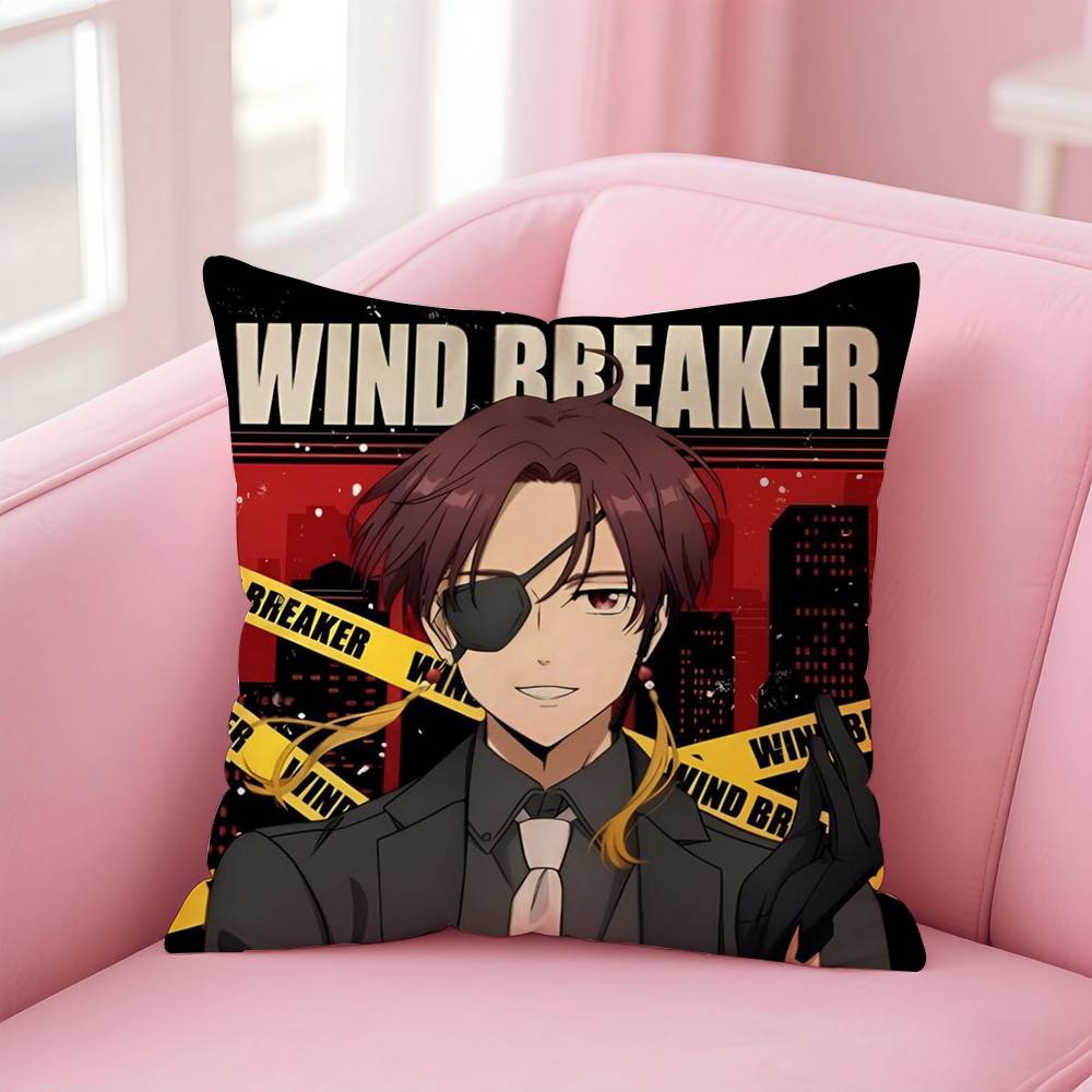 Anime W-WIND BREAKER Pillow Case Pattern Printing Pillowcase Living Room Sofa Cushion Cover Bedroom Room Decor
