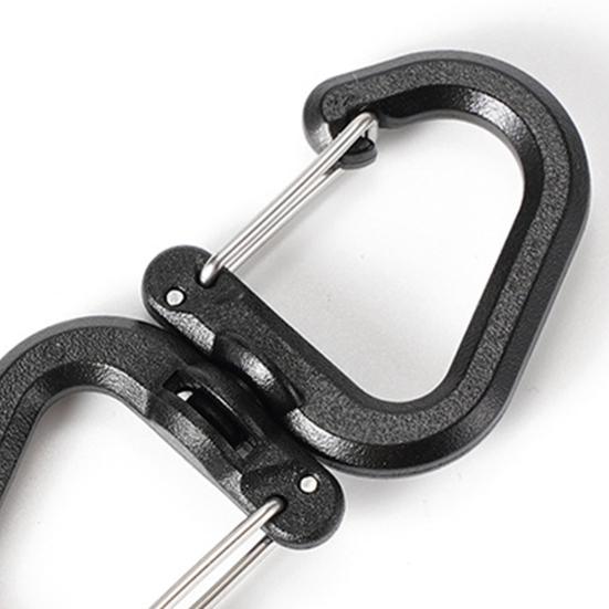 1/5 шт. вращающийся на 360 градусов крюк портативный легкий открытый кемпинг походный S-образный вертлюг
