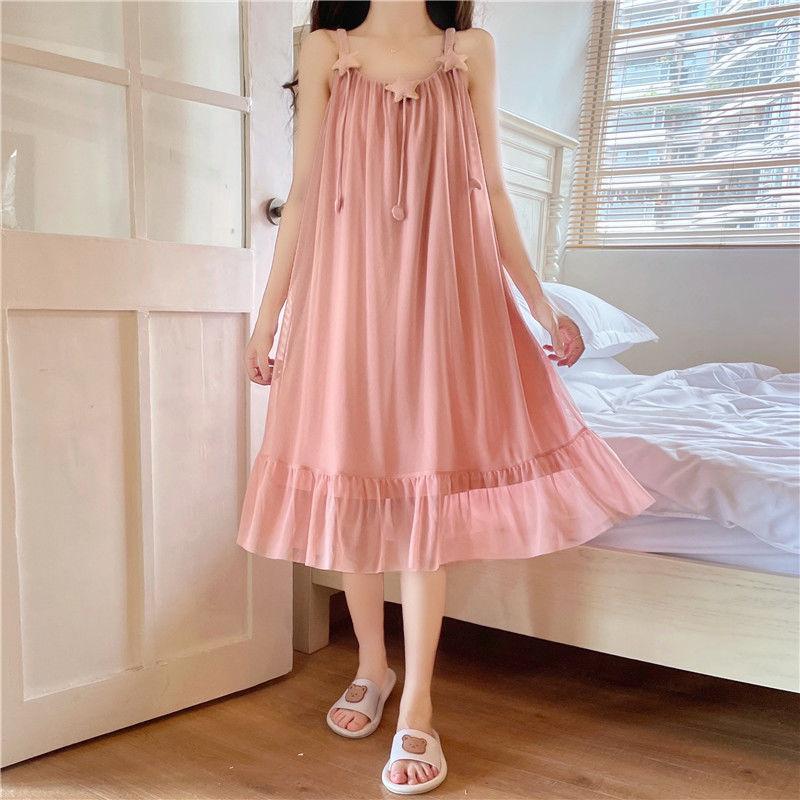 Милая пижама женская летняя сетчатая кружевная пижама домашняя одежда комплект с коротким рукавом розовые пижамы кавайная одежда новый стиль