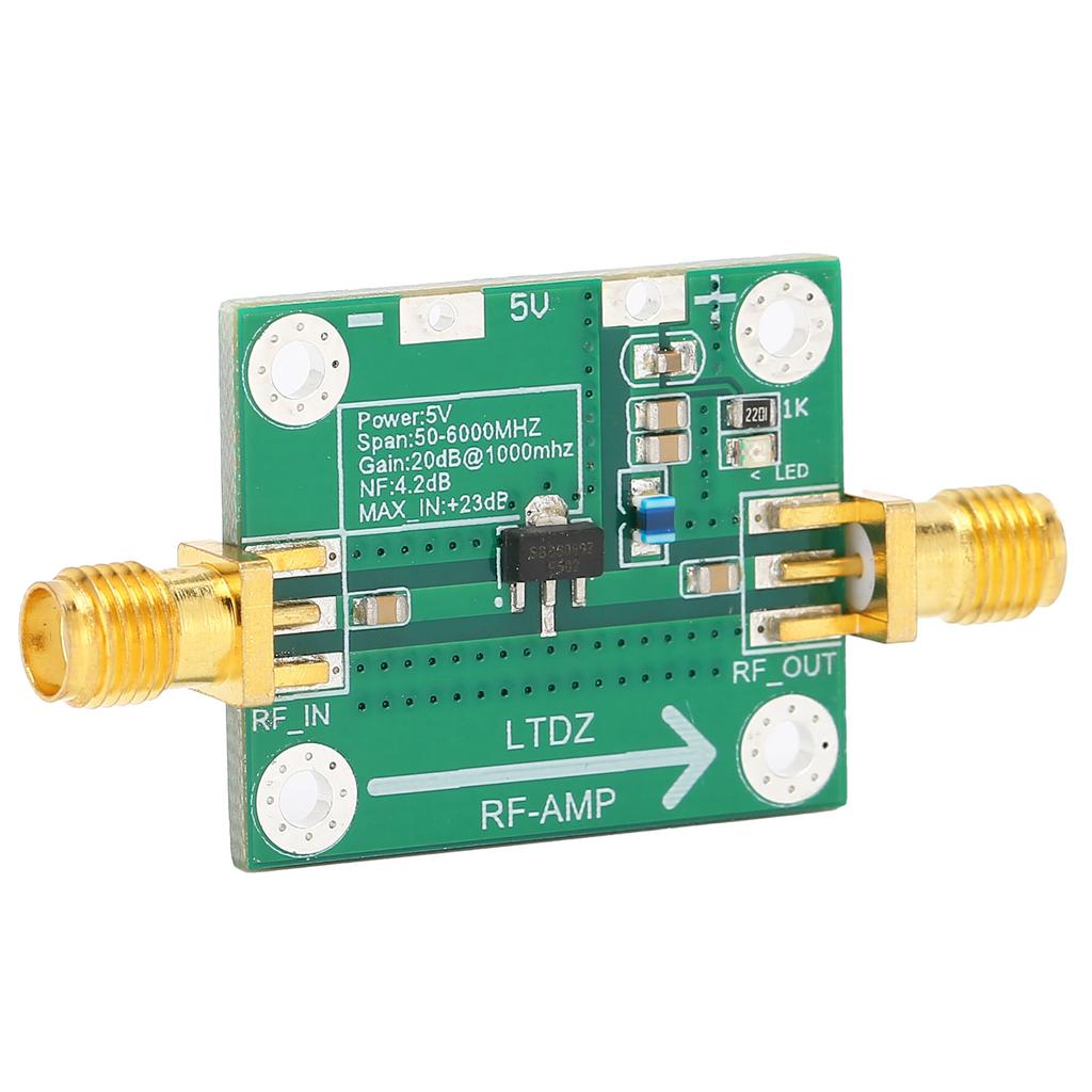 50M‑6000Mhz SBB5089 Модуль усилителя мощности RF 20dB Gain Плата модуля усилителей RF