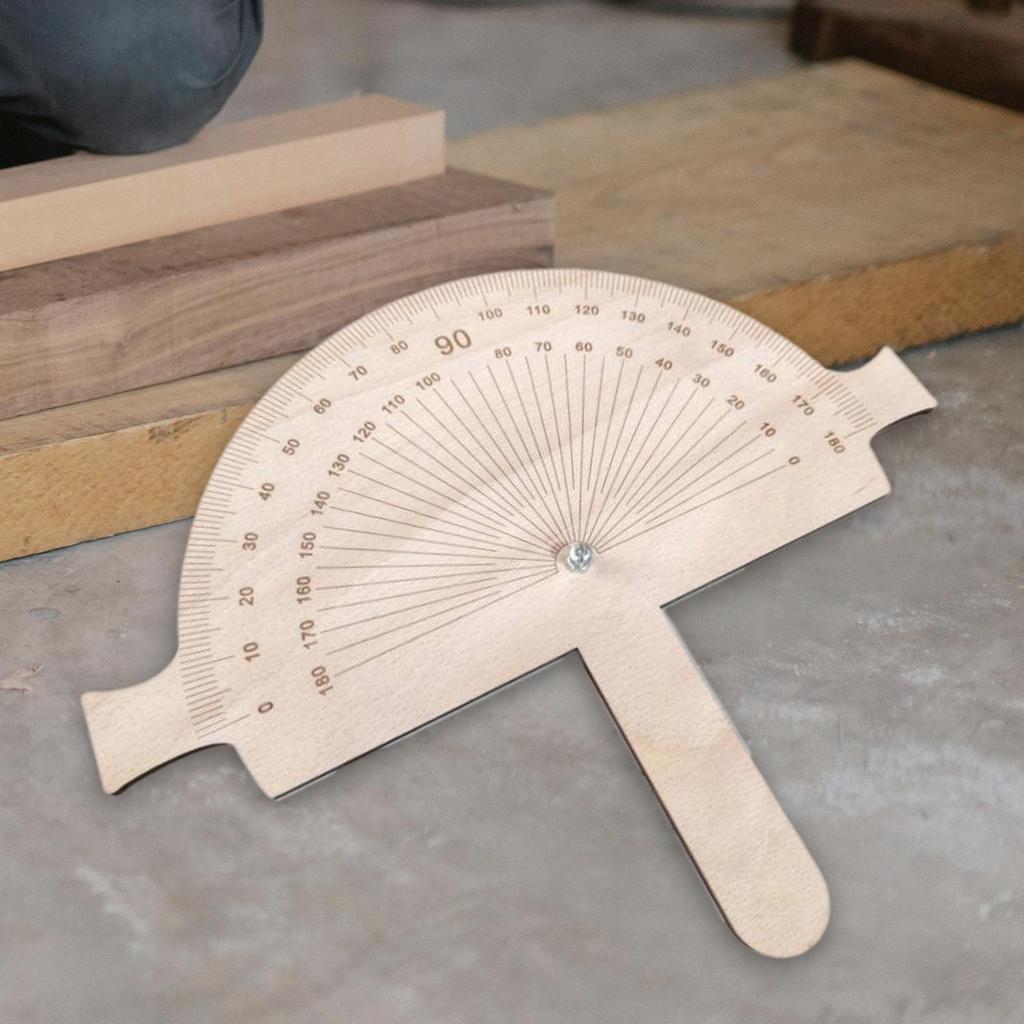 Angle Protractor Sturdy Ruler for Construction Drawing Crafting