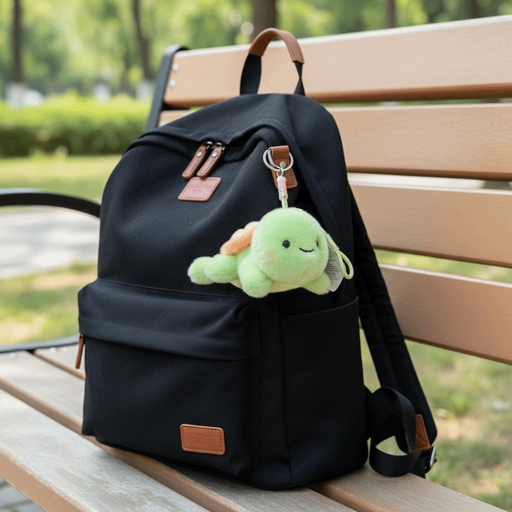 Watermelon Grape Turtle Plush Keychain PP Cotton Green Doll Key Ring Birthday Gift