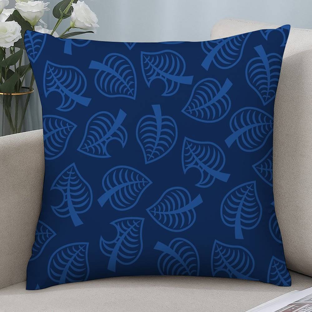 Game Cute A-Animal C-Crossing Pillow Case Short Plush Double-sided Print Square Throw Pillow Covers Sofa Home Cushion Decor