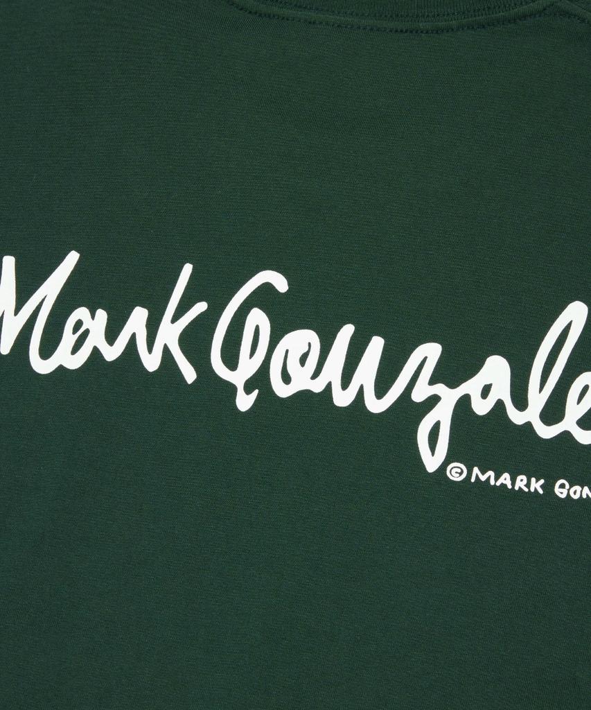 Mark Gonzales Футболка с длинным рукавом и нашивкой-ангелом - Темно-зеленый