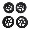 4pcs 1 7 1 8 RC Rally Car Tires Wheel Rims Sturdy Plastic Fashionable 17mm RC Rally Racing Tyres Replacement for ARRMA