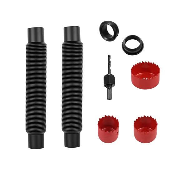 Соединительные шланги для дождевых бочек Соединяют 2 бочки для дождевой воды Герметичный набор для соединения дождевых бочек Шланги Прокладки и Коронки