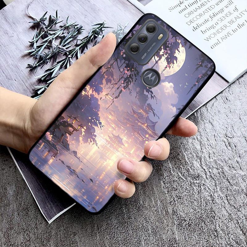 Удивительный пейзаж чехол для телефона Moto G84 G22 G32 G42 G52 G62 G53 G72 G60 G60S G24 G10 G20 G30 G13 G50 G 5G G Pure