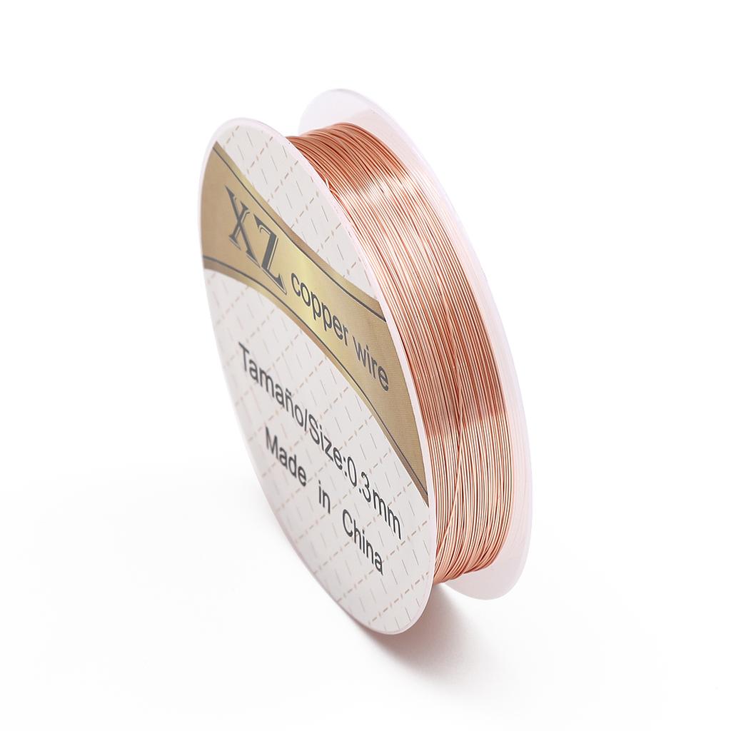 Медная проволока мульти размера 0,2-0,8 мм, бисерная проволока для изготовления ювелирных изделий своими руками, нить