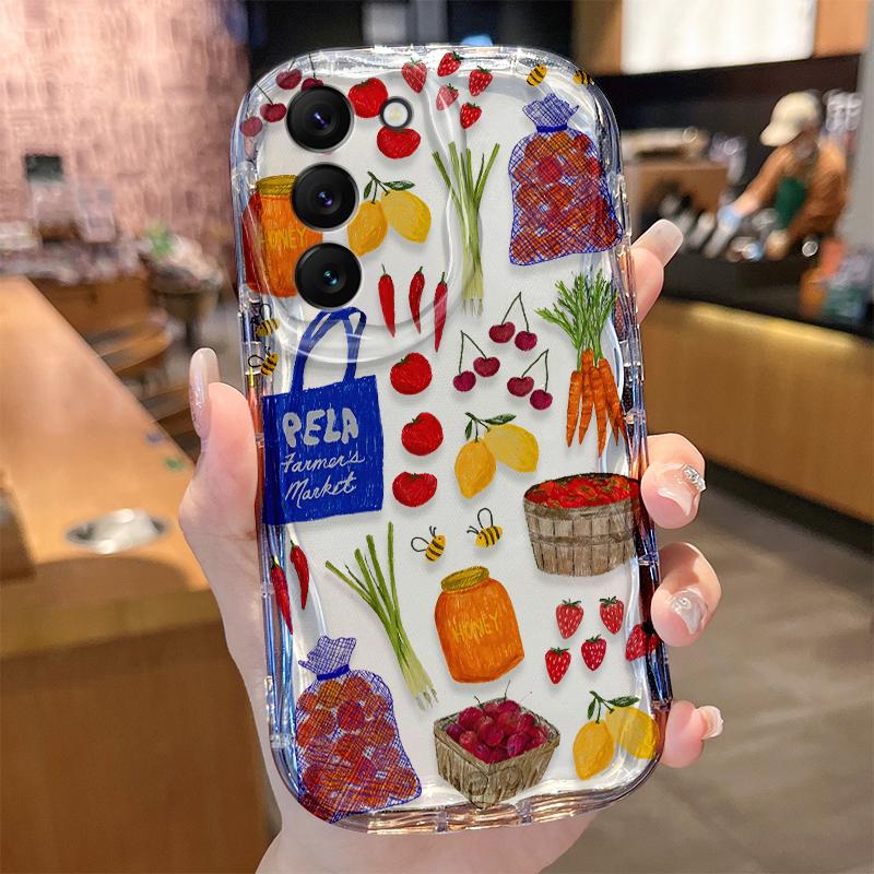 Чехол-кейс для острого овощного кейса для Samsung Galaxy S26 S25 S24 Plus S23 Ultra S22 S21 S20 FE A73 A71 4G A57 A56 A55 A54 A53 5G