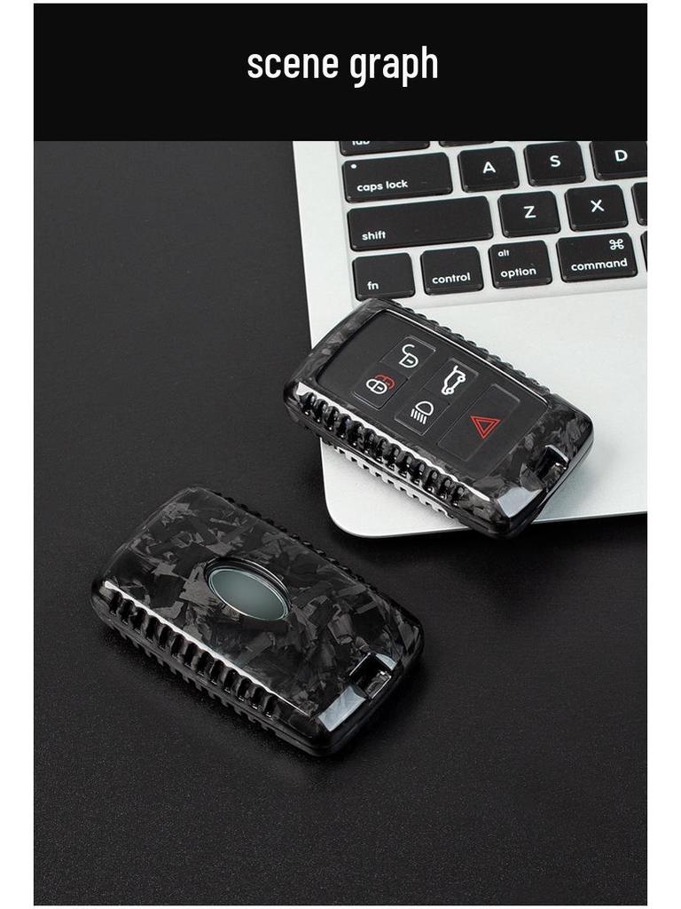 Land Rover/Jaguar Discovery Freelander 5 Carbon Fiber Key Cover by T-carbon