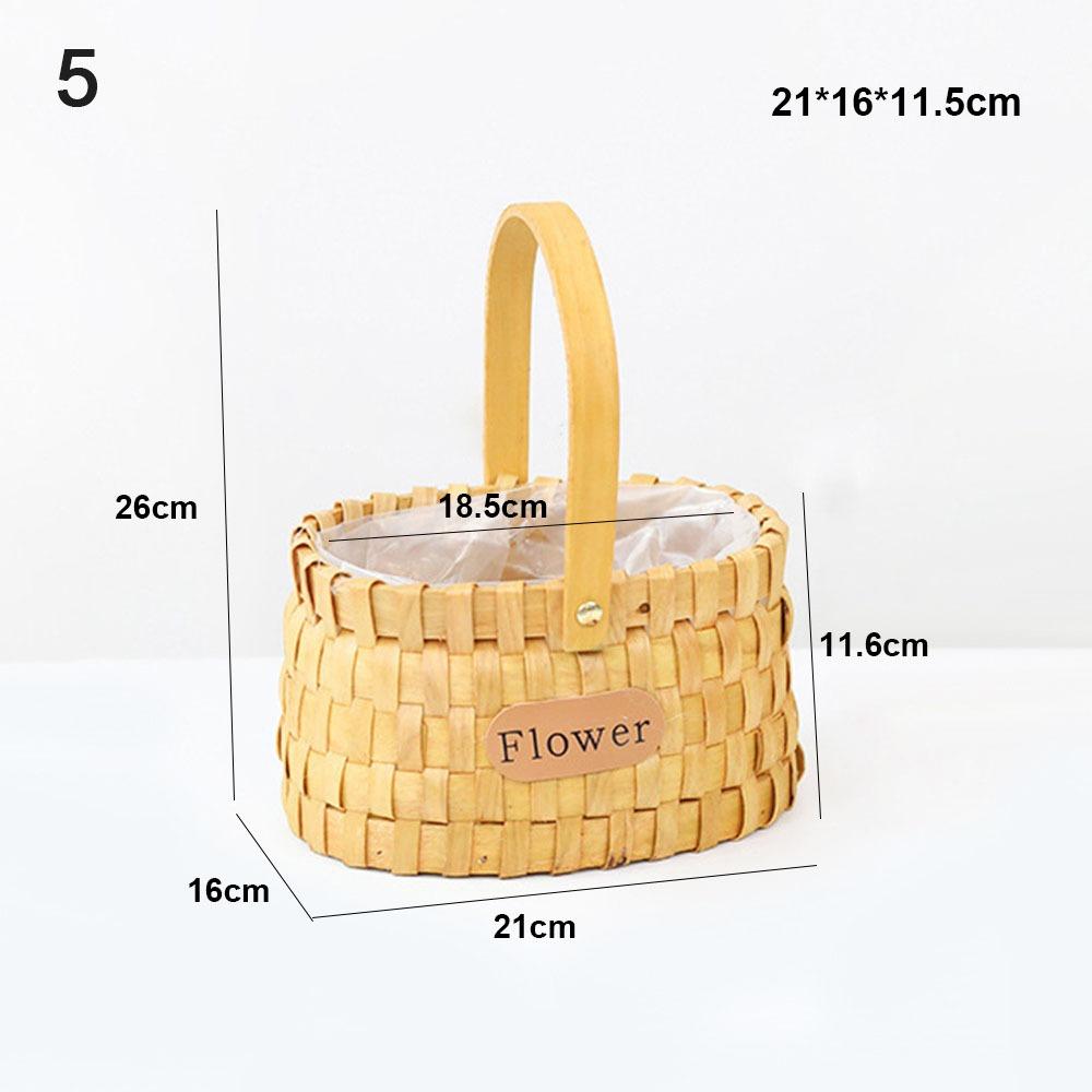 Мини Миниатюрная Плетеная Корзинка из Бумажной Лозы Ручная Работа Корзинка для Цветов для Кукол BJD/для Кукол Ob11