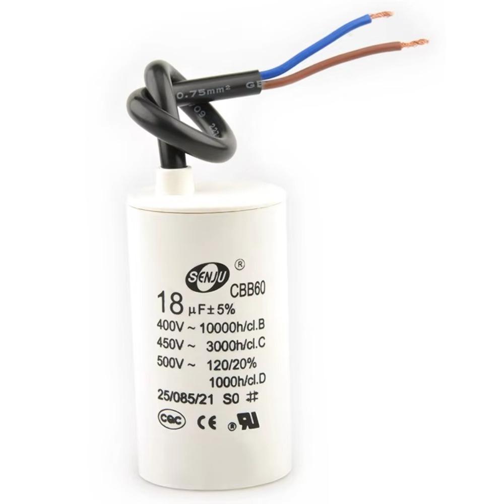 450V Motor Run Capacitor Round Water Pump Capacitor Reliable Washer Capacitor