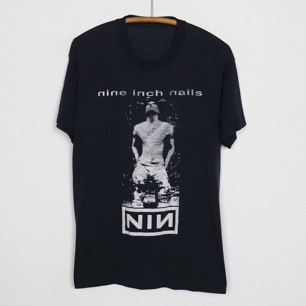 Футболка Nine Inch Nails Черная с коротким рукавом Унисекс Все размеры S-234XL Унисекс Футболка