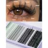 320pcs Lash Clusters Individual Cluster Lash Extensions DIY Multi-type Mixed Wispy Faux Mink Eyelash Tray Bottom