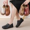 Genuine Leather Women's Casual Countertop Loafers Comfortable Work Business Shoes Women's Flat Shoes Leather Anti-slip Shoes  Walking Shoes