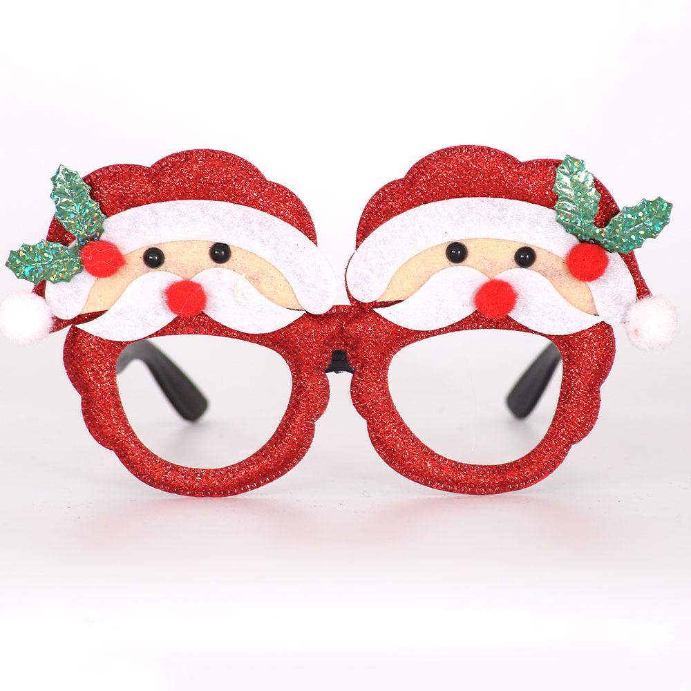 Christmas Party Eyeglass Frames: Santa, Snowman & Antler Designs for Kids