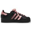 Adidas Originals SUPERSTAR Abrasion Resistant Low top Skateboard Shoes Unisex Black Pink JH9977(Team1279-S-BOX)