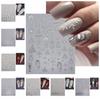 Manicure Ornaments Christmas Bronzing Nail Stickers Christmas Bronzing Nail Decals  Girls