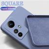 For Xiaomi Redmi Note 12S Case Cover Redmi Note 12S Capas Liquid Silicone Phone Back Bumper TPU Soft For Fundas Redmi Note 12S