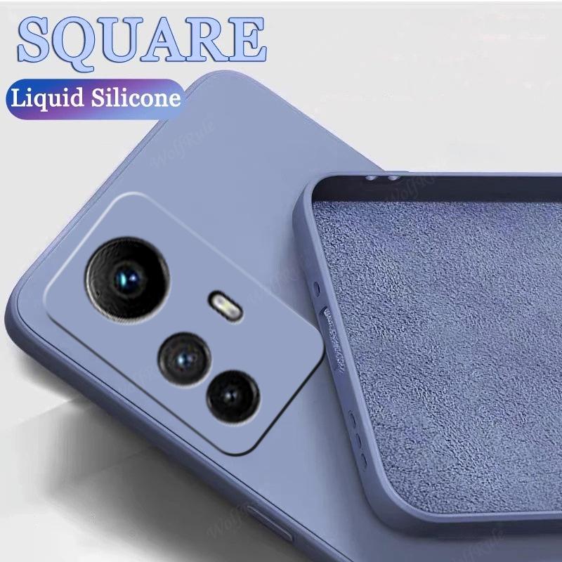 For Xiaomi Redmi Note 12S Case Cover Redmi Note 12S Capas Liquid Silicone Phone Back Bumper TPU Soft For Fundas Redmi Note 12S