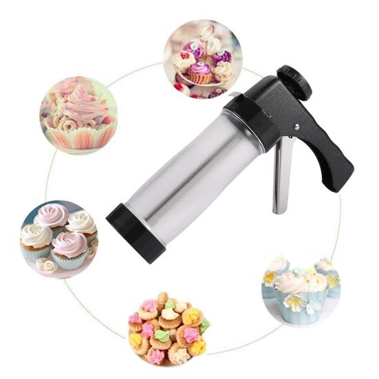 Набор для выпечки печенья, формочки для печенья из нержавеющей стали, 16 дисков, 6 насадок, набор для выпечки печенья, рождественский подарок для семьи и друзей