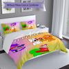 3pcs Custom Name Garten Of Banban Set,Includes 1 Duvet Cover and 2 Pillowcases,All-season Bedroom Decor