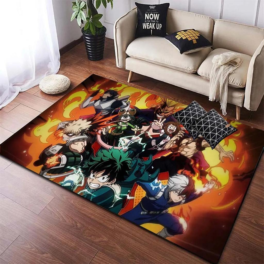 Японский аниме мультфильм My Hero Academia большой коврик для гостиной спальни общежития коврики коврики