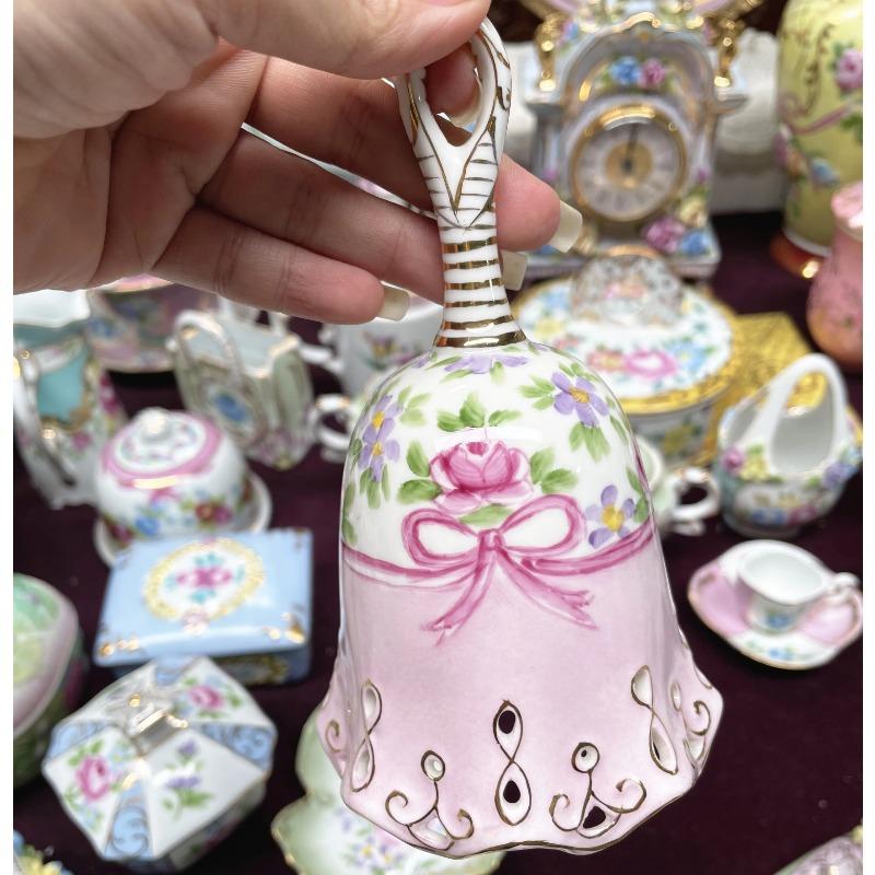 Ceramics Flower Jewelry Storage Box Vase Teapot Flower Basket Jewelry Case Storage Jewelry Organizer Display Home Decor Ornament