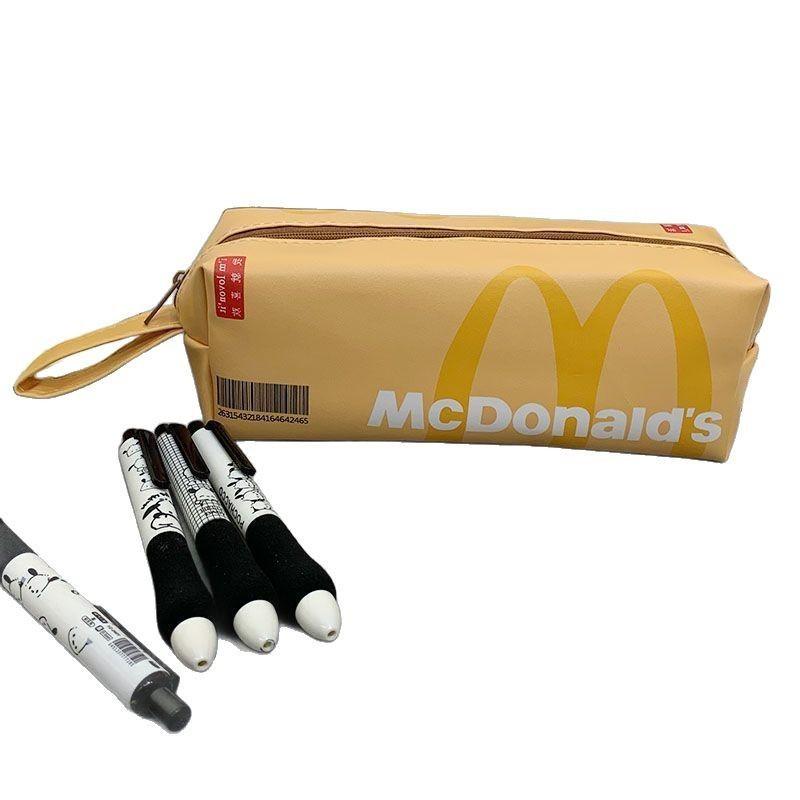 Креативный пенал McDonald's большой вместимости для школы и офиса