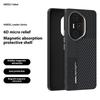 ABEEL For Honor 300 Ultra Case PC+TPU+Aluminum Alloy+PU Leather Phone Cover Compatible with MagSafe