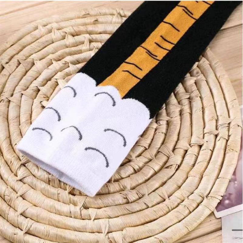 Носки с куриными лапками Модные тонкие летние носки для женщин Утягивающие длинные JK носки